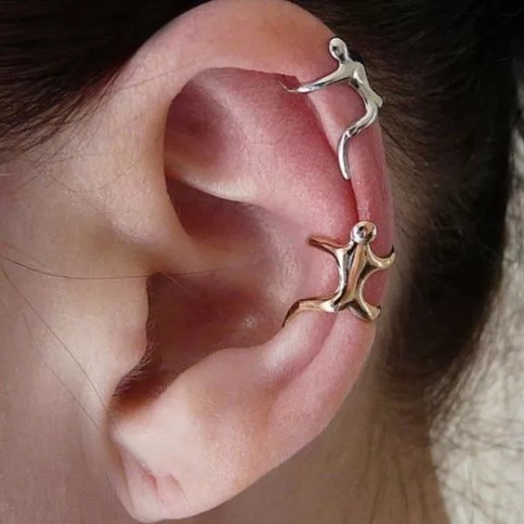 🎉Host Pick New silver or gold man clip ear cuff - Picture 2 of 2