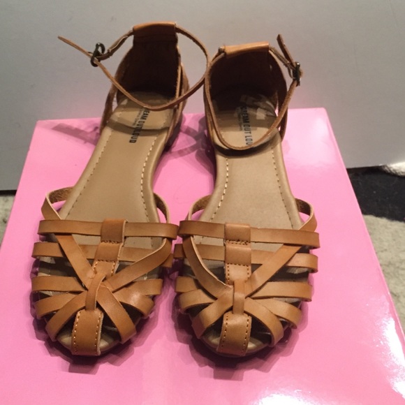 Leather flats