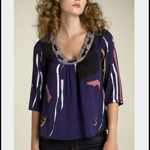 Twinkle by Wenlan silk top