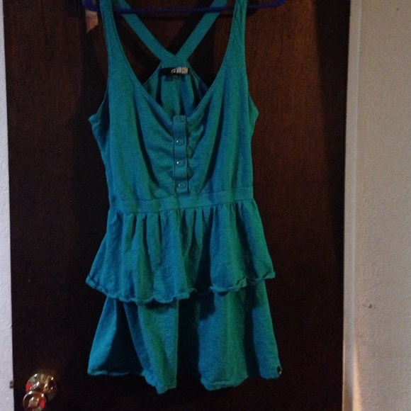 Green sun dress