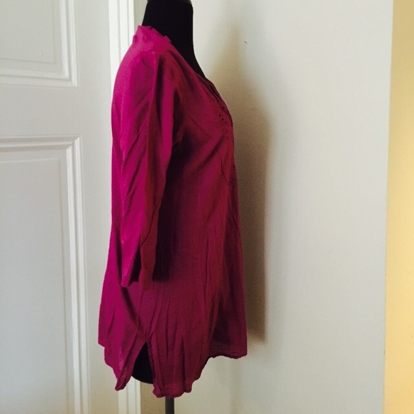❗️️️️SOLD American Eagle Fuchsia Tunic Top - Picture 3 of 4