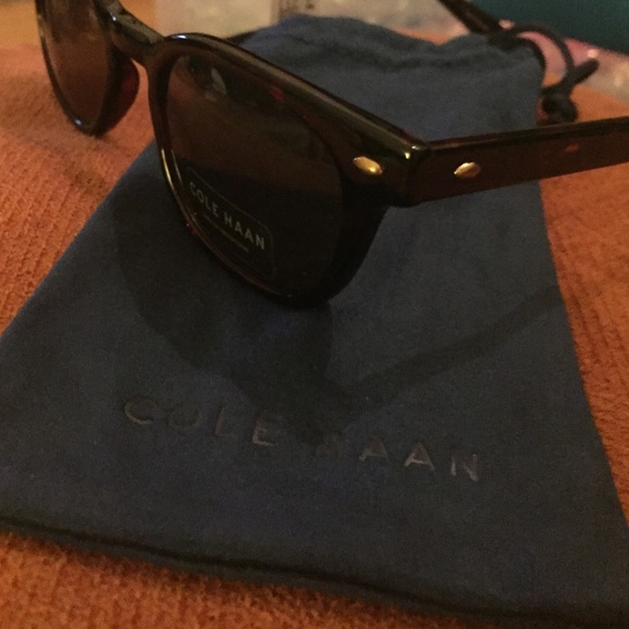 Cole Hann tortoise unisex wayfarer
