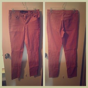 Coral jeans