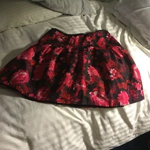 Gap Pink Floral Skirt