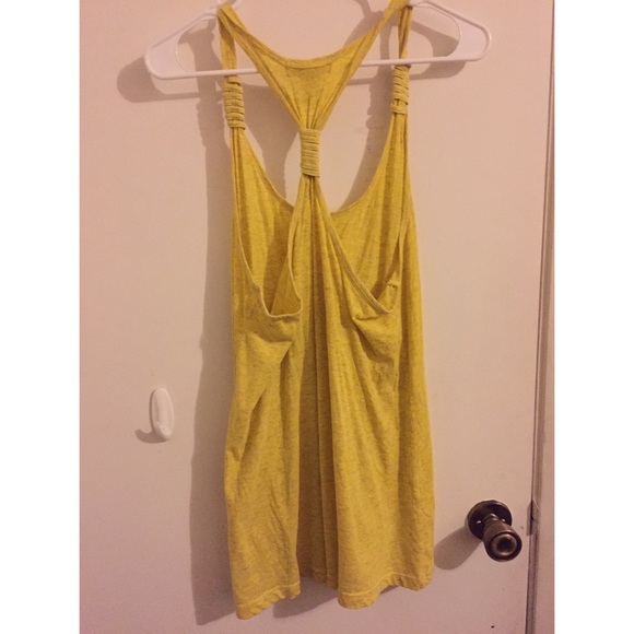 Yellow Racerback Tanktop - Picture 2 of 3