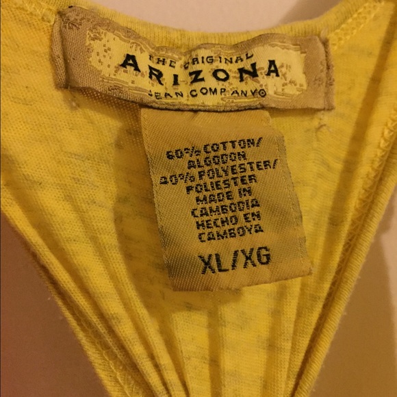 Yellow Racerback Tanktop - Picture 3 of 3