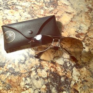 Ray-Ban brown sunglasses