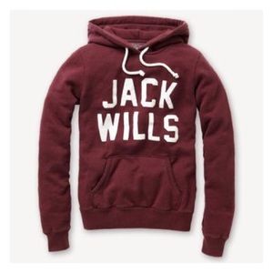 Maroon Jack Wills Hoodie