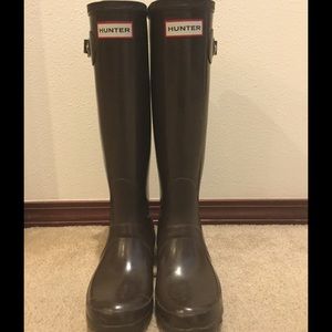 Hunter tall rain boots