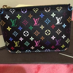 Louis Vuitton Multicolor Noir Key Pouch