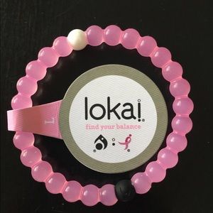 Pink lokai bracelet available in size s and m