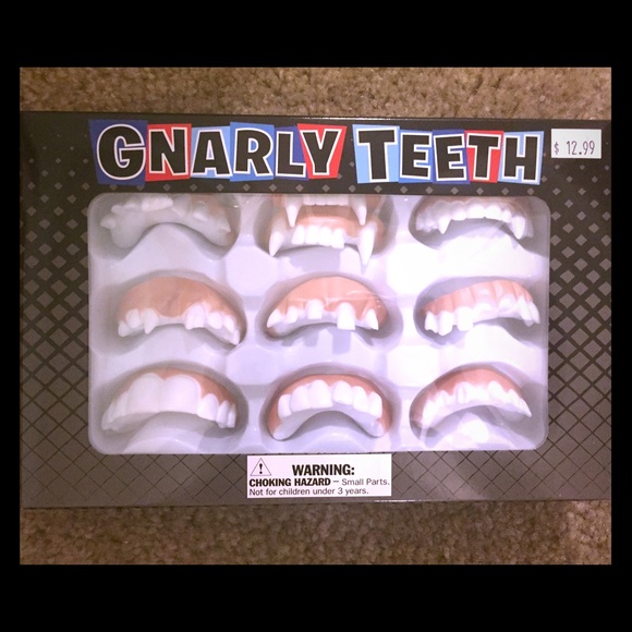 Fake teeth! Halloween is just around the corner ;)