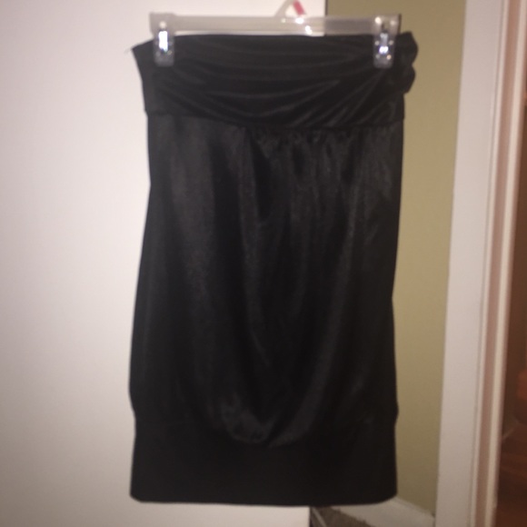 *SOLD* Strapless black dress - Picture 1 of 2