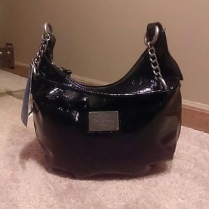 Vera Wang Patten Leather Handbag