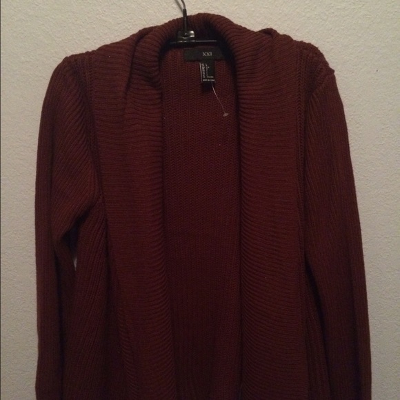 Burgundy sweater