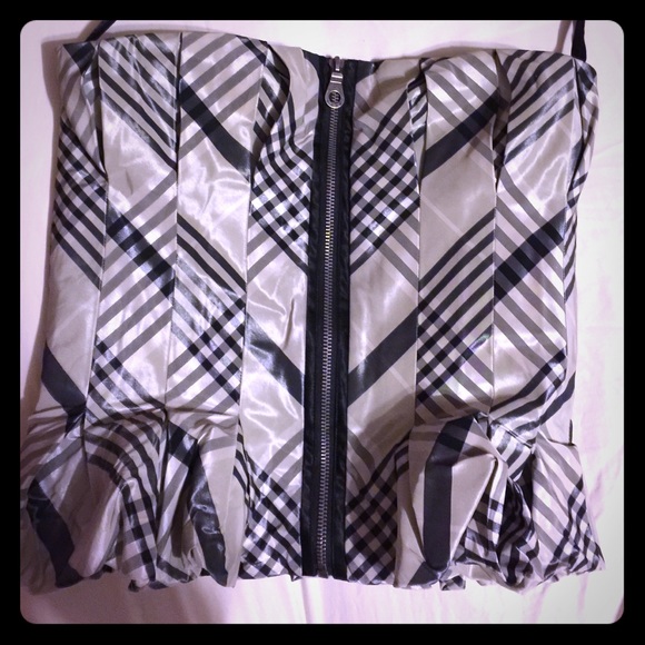 L.A.M.B. Tops - l.a.m.b. Corset. Peplum top.