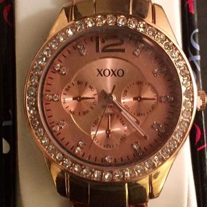 Xoxo Rose Gold Watch