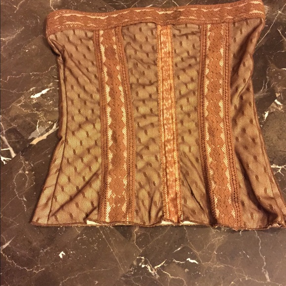 Zip up corset