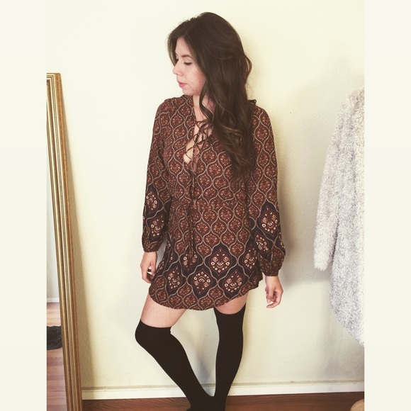 lace up dress - Picture 4 of 4