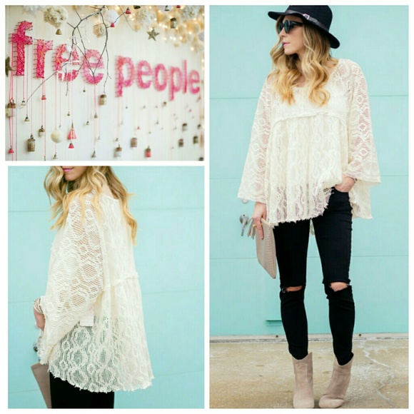 Free People Ripped & Torn Babydoll Tunic