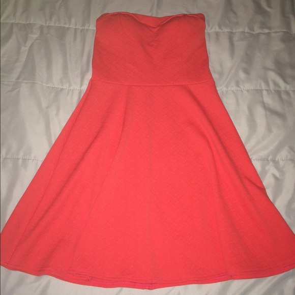 Little orange/pink mini dress🎀💗