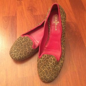 🎈COLE HAAN AIR MORGAN Leopard Flats Women Shoes