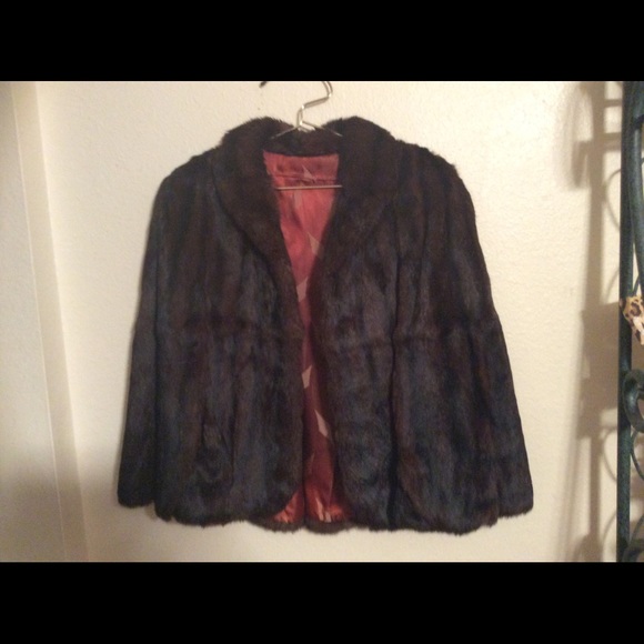 Vintage Mink Cape