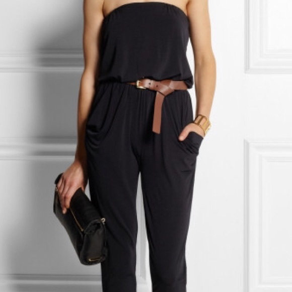 Michael Kors Dresses & Skirts - Michael Kors Strapless Cheetah print Jumpsuit