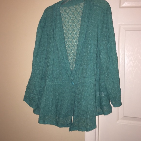 Cato 26/28 crochet blazer