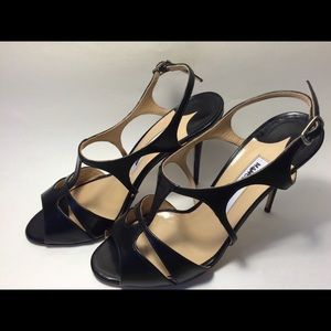 Manolo Blahnik Caged stilettos Black