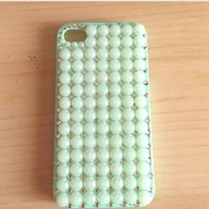 iPhone 4s Jewled case 💙