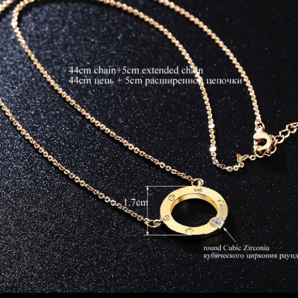 BEAUTIFUL SCREW STYLE NECKLACE - Picture 2 of 3