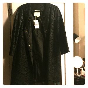 Kate Spade Coated Lace Coat (never worn)