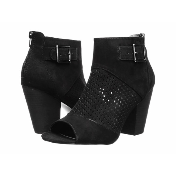 ⚡️ Carlos Santana Laser Cut Austen bootie