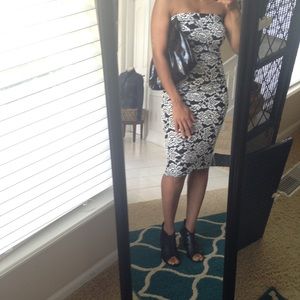 Large patent leather clutch.