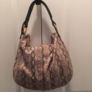 Fabulous Faux Leather Python Handbag *Hobo"