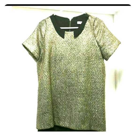 Cute KPOP gold dress - Korean style