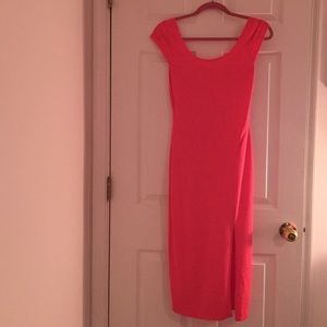 Coral Body Central Dress