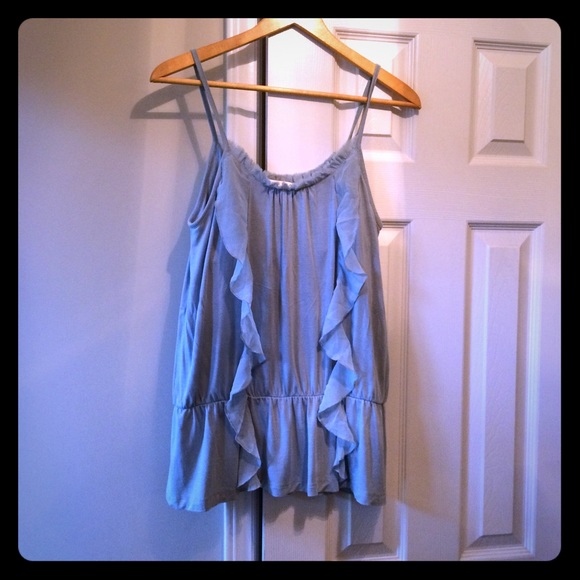 Lovely Lt Blue Tank Top ~ SZ L ~ KENAR