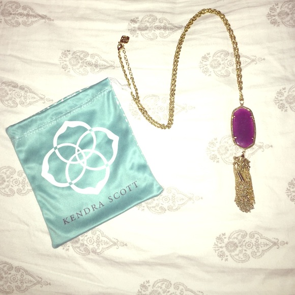 Kendra Scott Rayne Purple Jade!