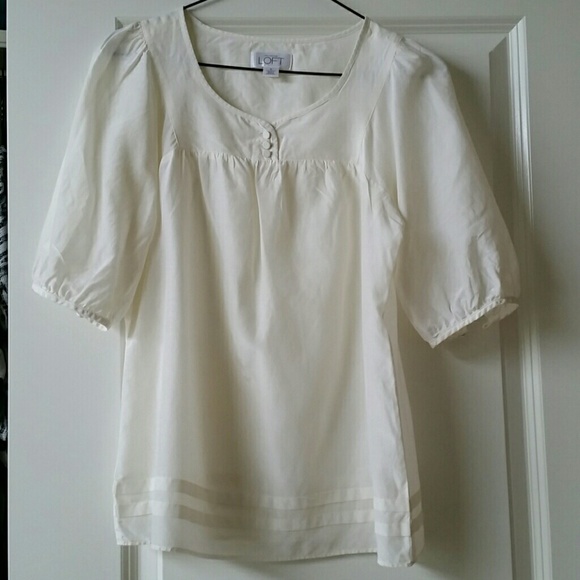 Loft Cream blouse
