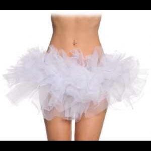 White one size tutu