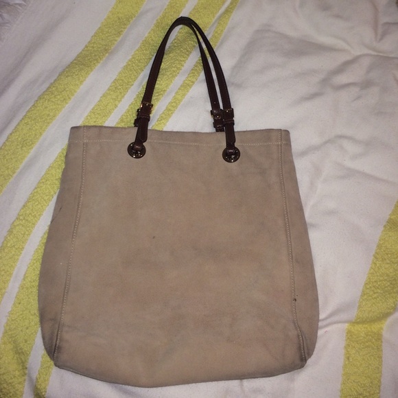 Michael Kors suede tote