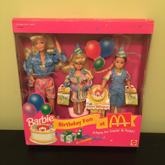 1993 Barbie birthday fun at McDonald, NIB