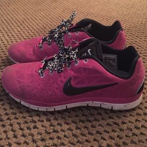 Leopard lace Nike free tr fit 3