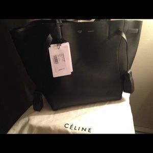 SOLD...Brand New Authentic Black leather Celine
