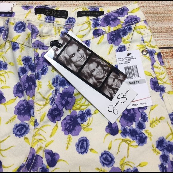 New Jessica Simpson Kiss Me Skinny Pants Size 27 - Picture 3 of 3