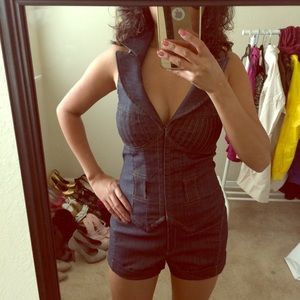 Halter Jean Romper