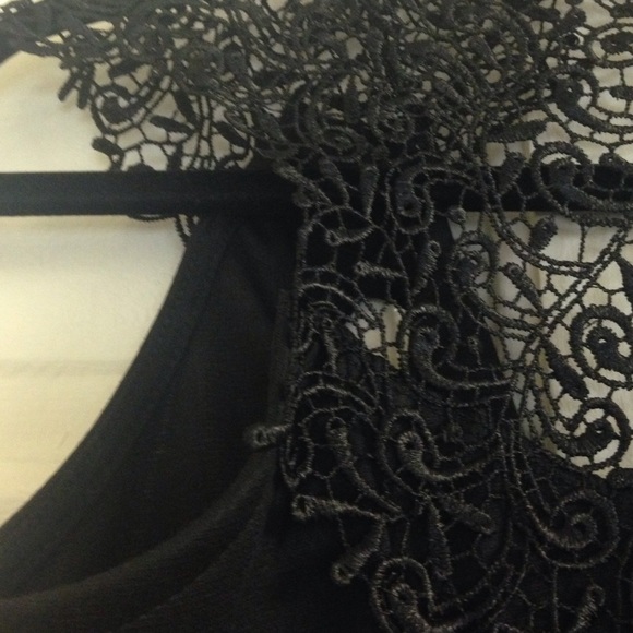 High Neck Embroidered Crop Top - Picture 2 of 3