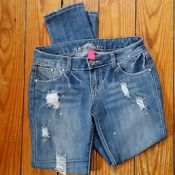 Almost Famous Distressed Jeans